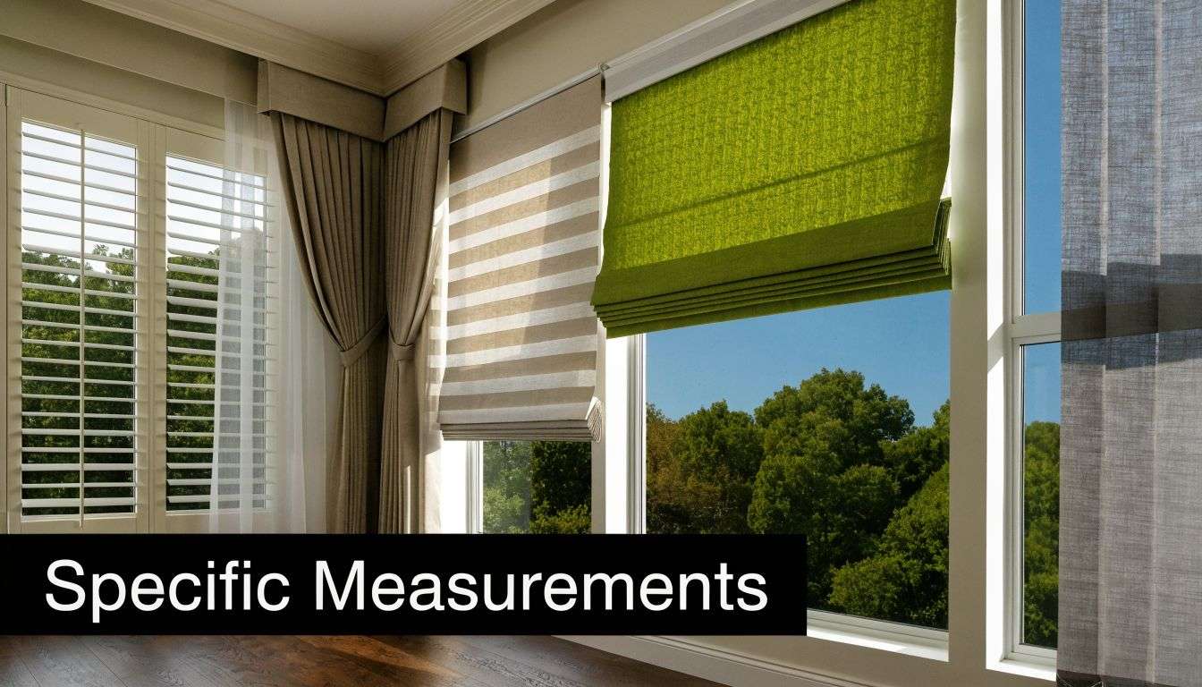 A room featuring multiple types of window treatments including shutters, fabric drapes, and roller shades.