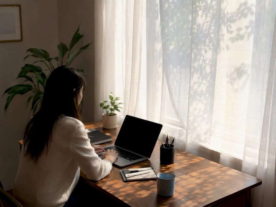 1787582561511_Sunlit-sheer-curtains-softly-glowing-at-window | Drapery Company Sunlit sheer curtains softly glowing at window