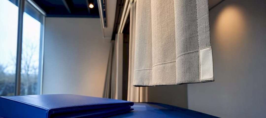 1788037596614_Curtain-edge-and-compliance-records-during-inspection | Drapery Company Curtain edge and compliance records during inspection