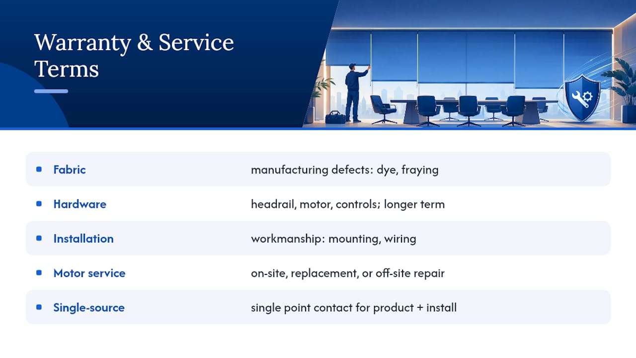 What Warranty and Service Terms Should You Expect? — overview diagram