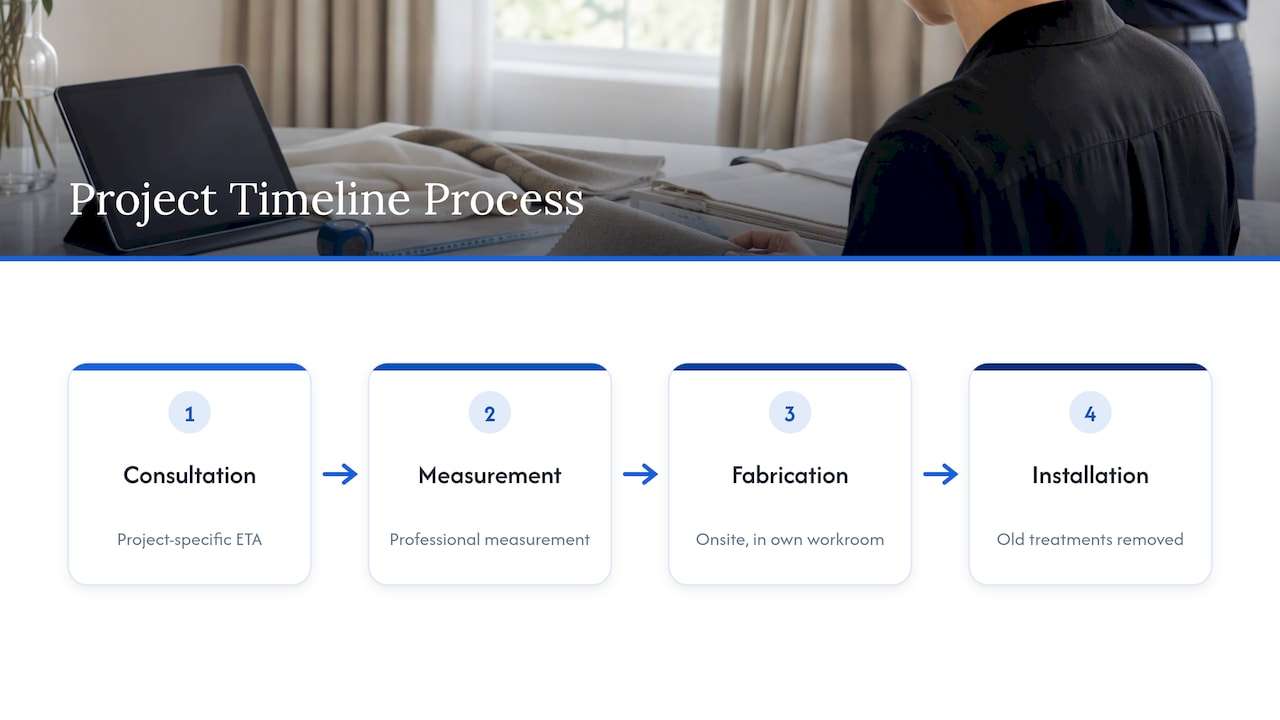 How we help you get a firm, dependable timeline — overview diagram