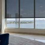 Solar shade preserves a Tampa Bay water view